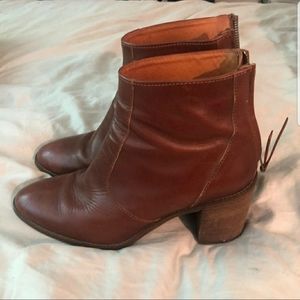 Madewell Ames Leather Ankle Boot 9.5